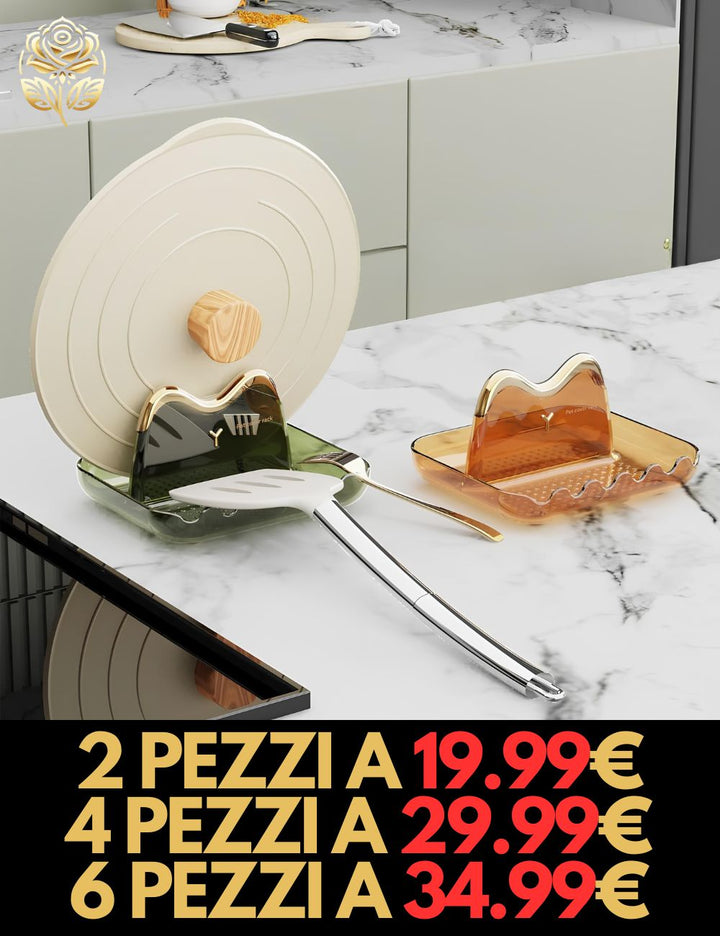ReggiCoperchioPRO – Il Supporto 2 in 1 per Coperchi e Mestoli
